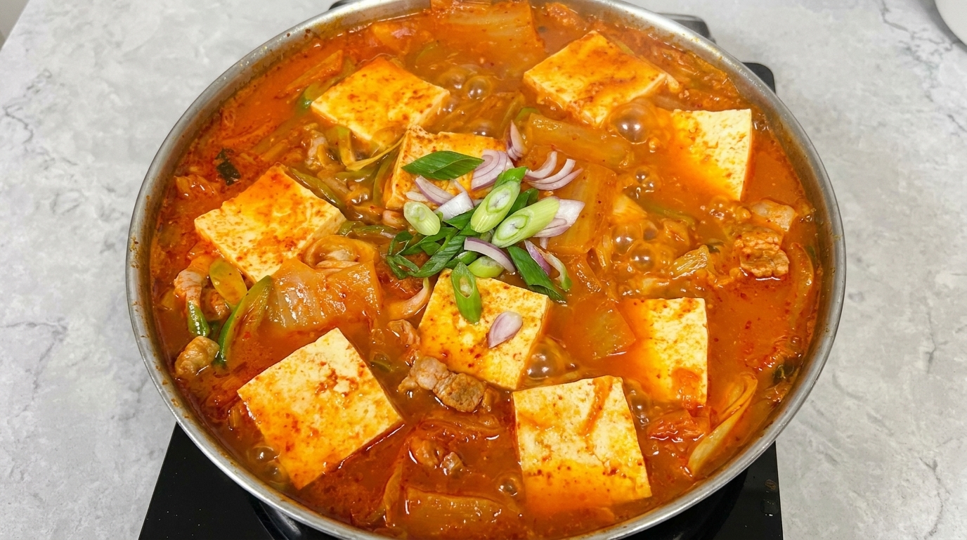 Restaurant-Style Korean Kimchi Jjigae (Kimchi Stew)