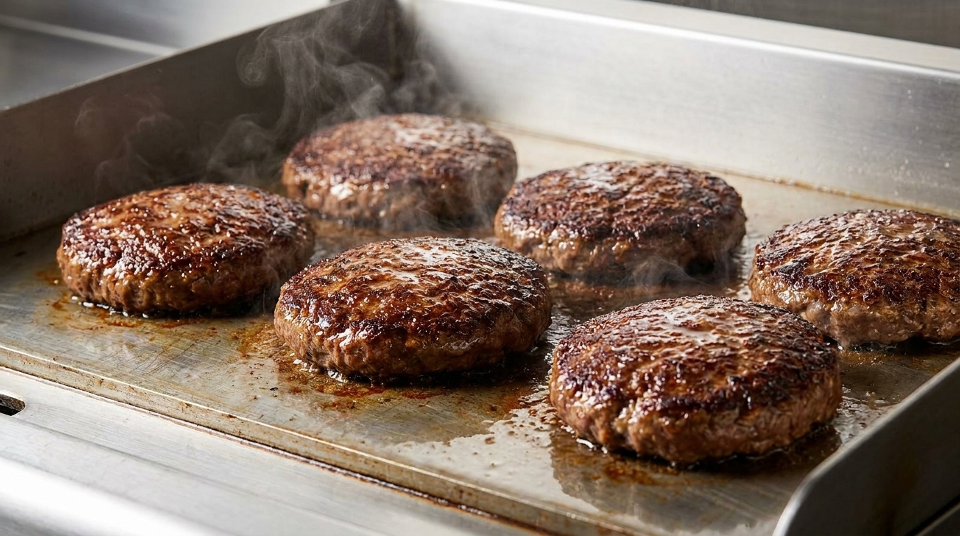 Perfect Pan-Seared Beef Burger Patties
