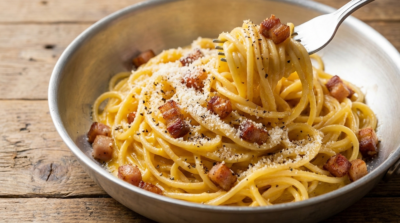 Classic Roman Carbonara (Pasta alla Carbonara)