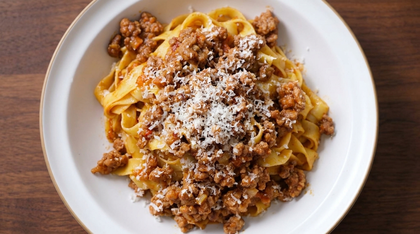 Authentic Tagliatelle al Ragù
