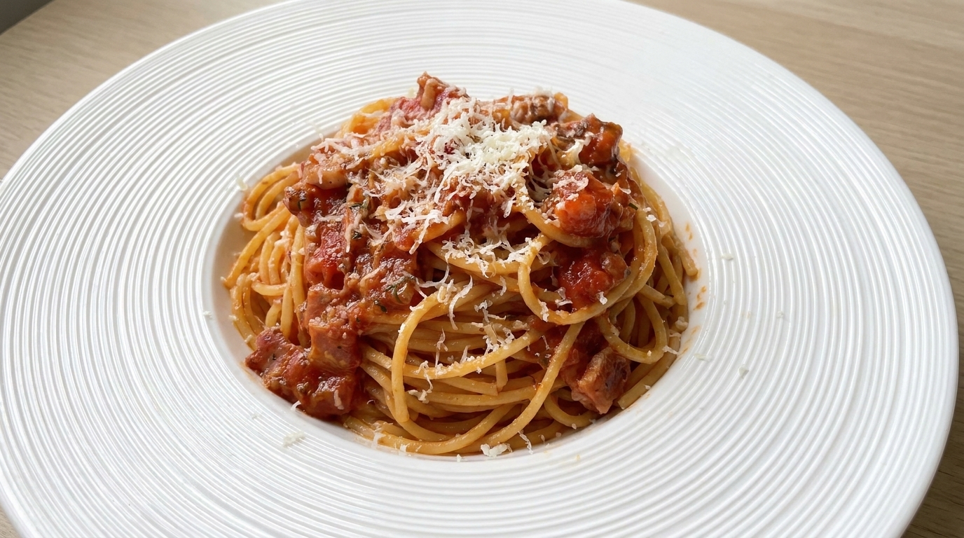 Classic Tomato Bacon Pasta