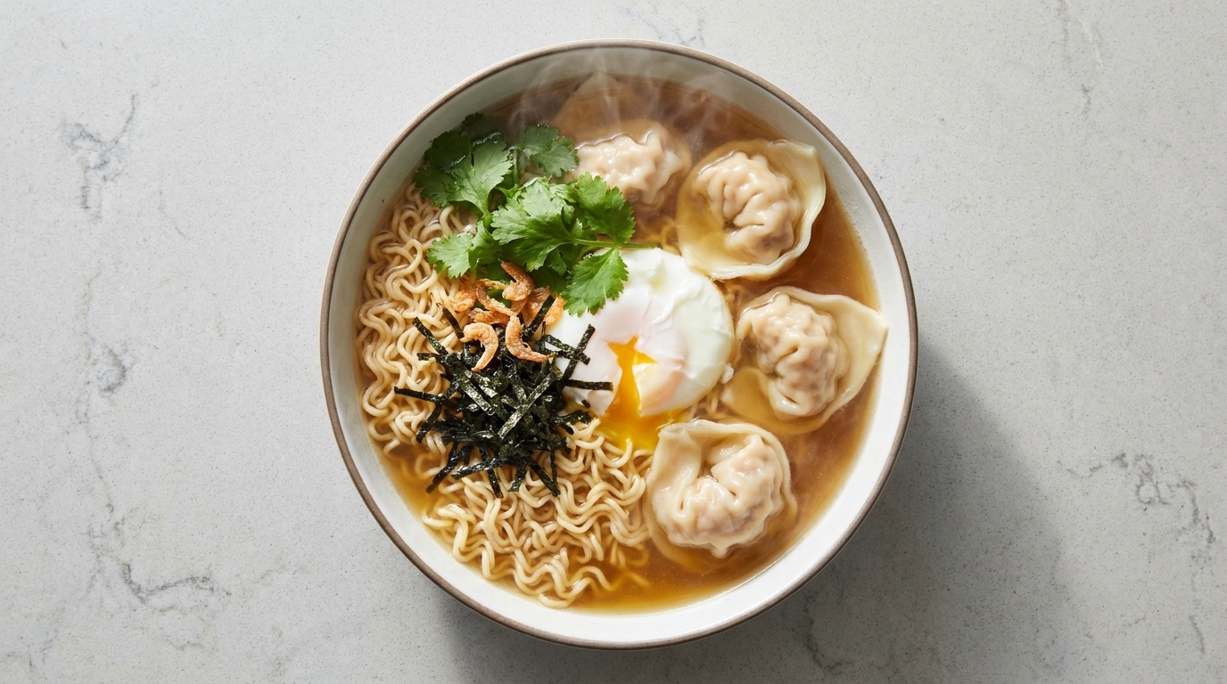 15-Minute Wonton Noodle Soup