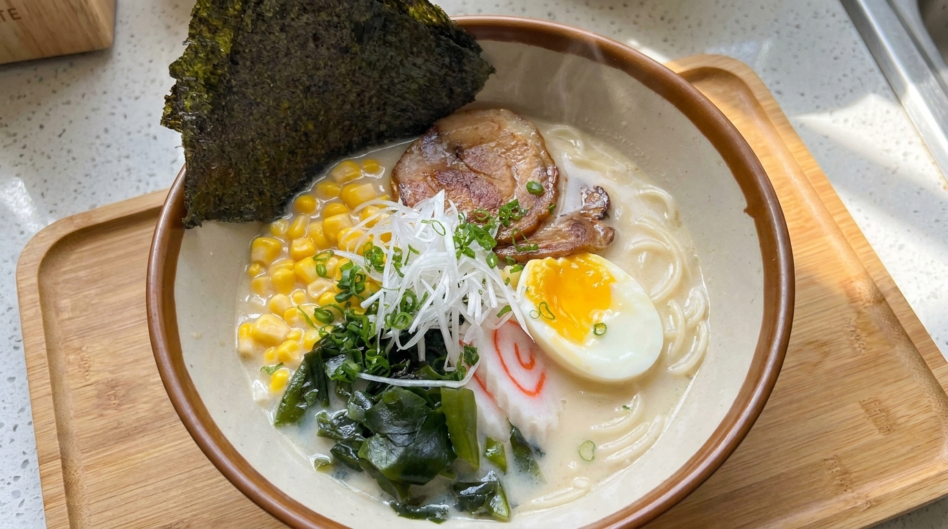 Homemade Yuzu Shio Ramen
