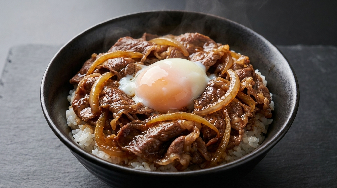 Classic Marbled Beef and Onsen Tamago Gyudon