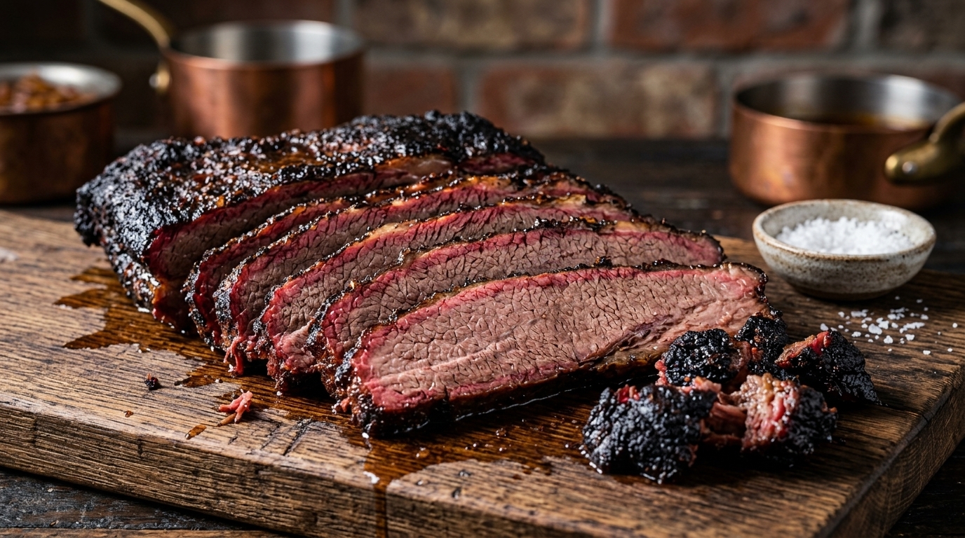 Slow Smoked American Chuck Roast with Savory Pepper Bark