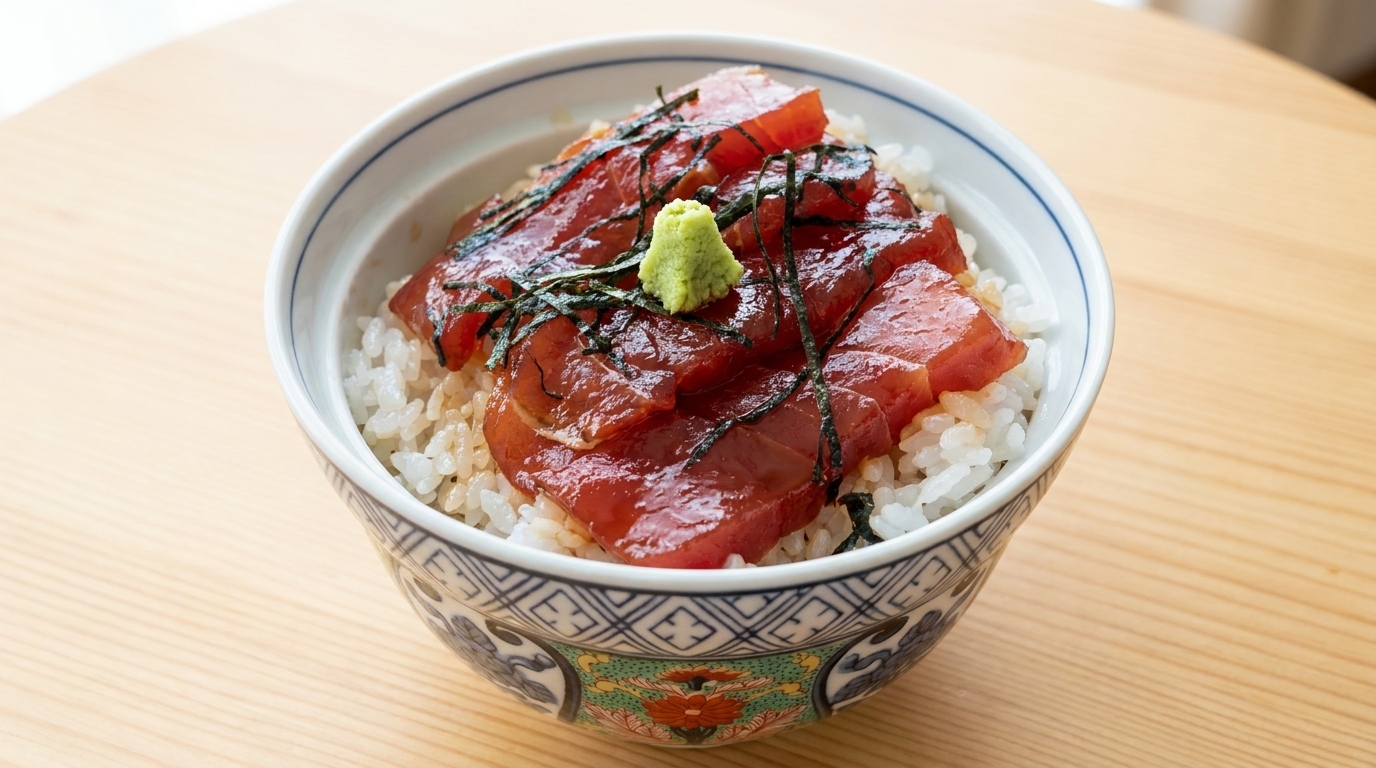Classic Zuke Don (Marinated Tuna Sashimi Rice Bowl)