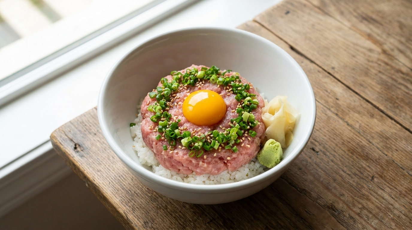 Classic Negitoro Don (Minced Tuna Rice Bowl)