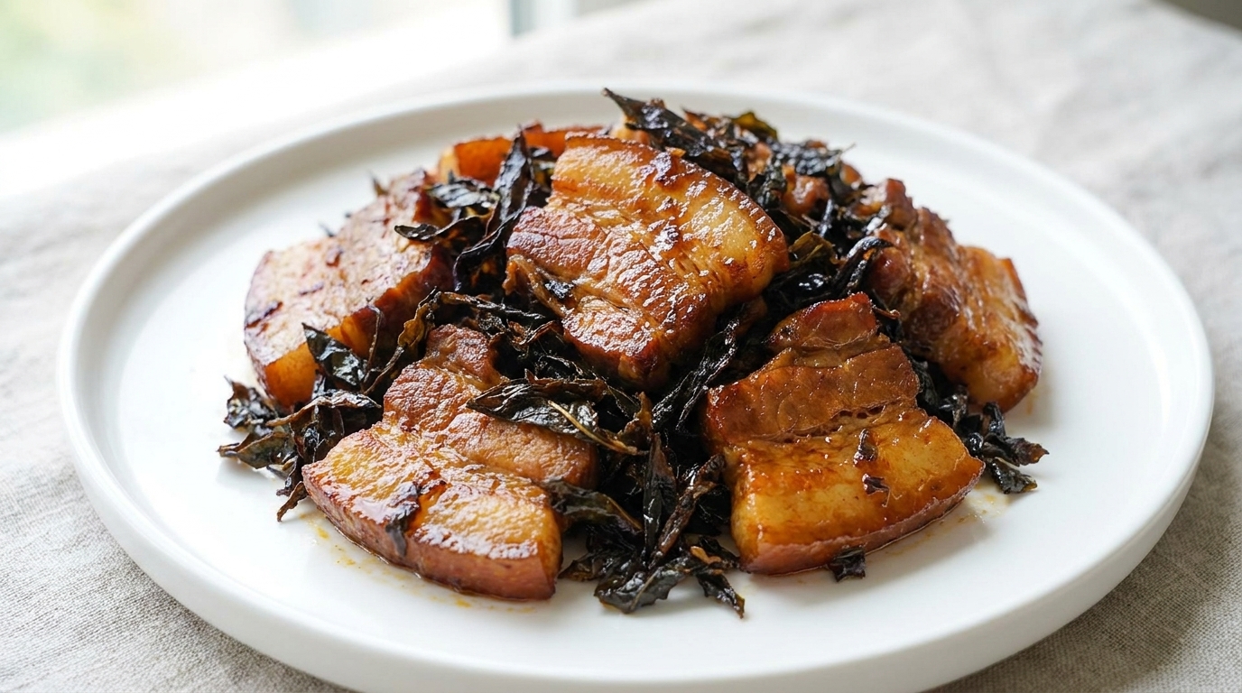 Tea-Infused Braised Pork Belly
