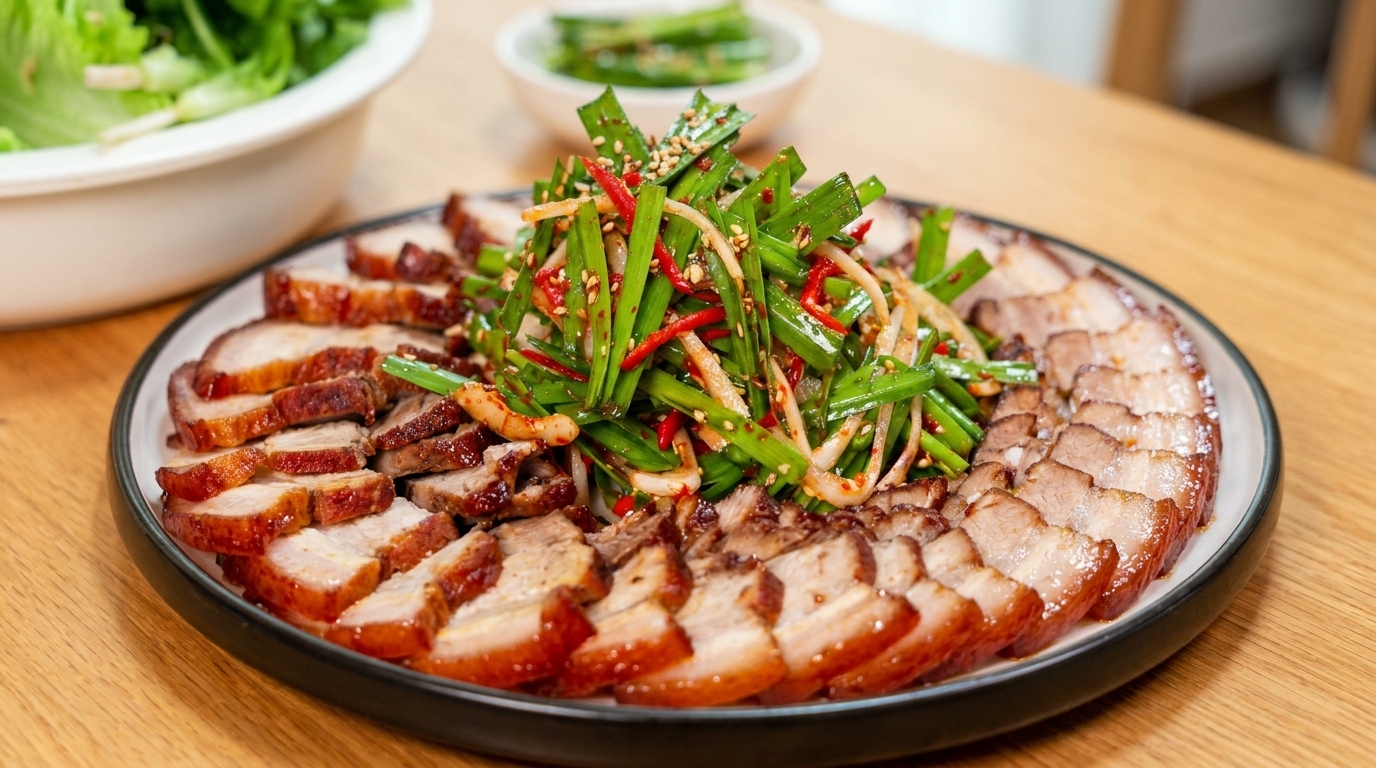 Red Wine Glazed Pork Belly