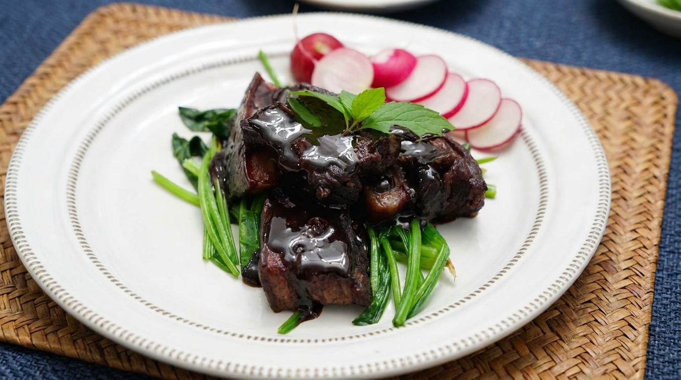 Red Wine Stewed Pork Belly