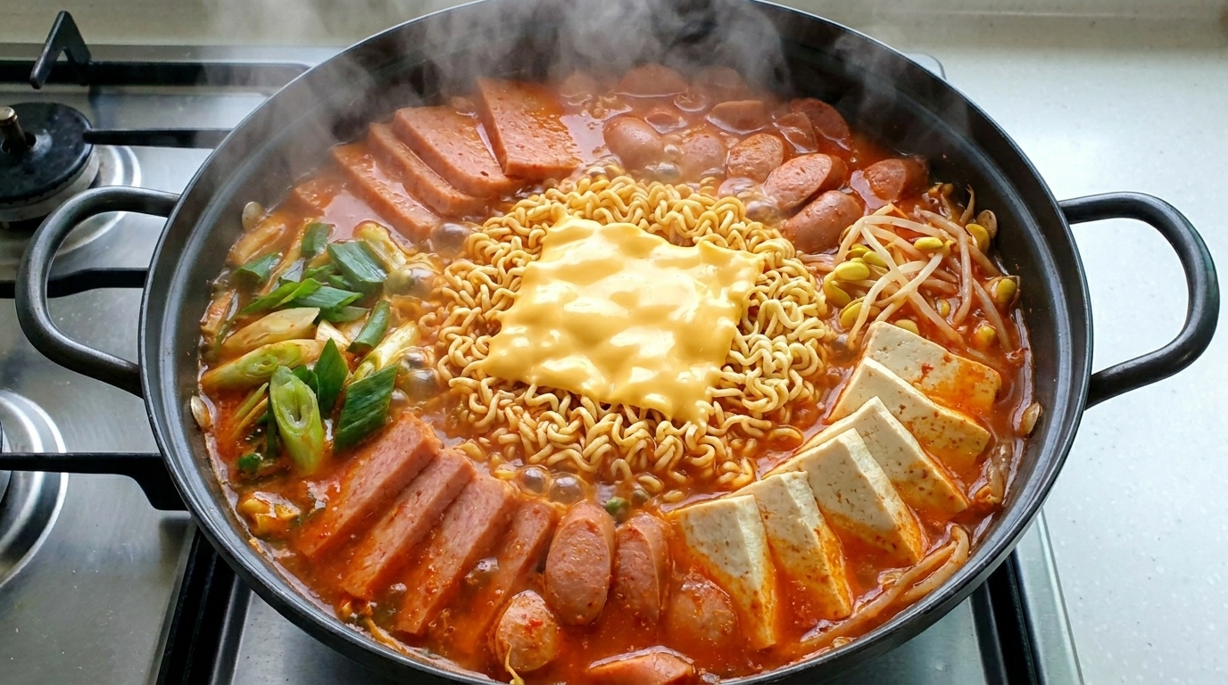 Classic Korean Army Stew (Budae Jjigae)