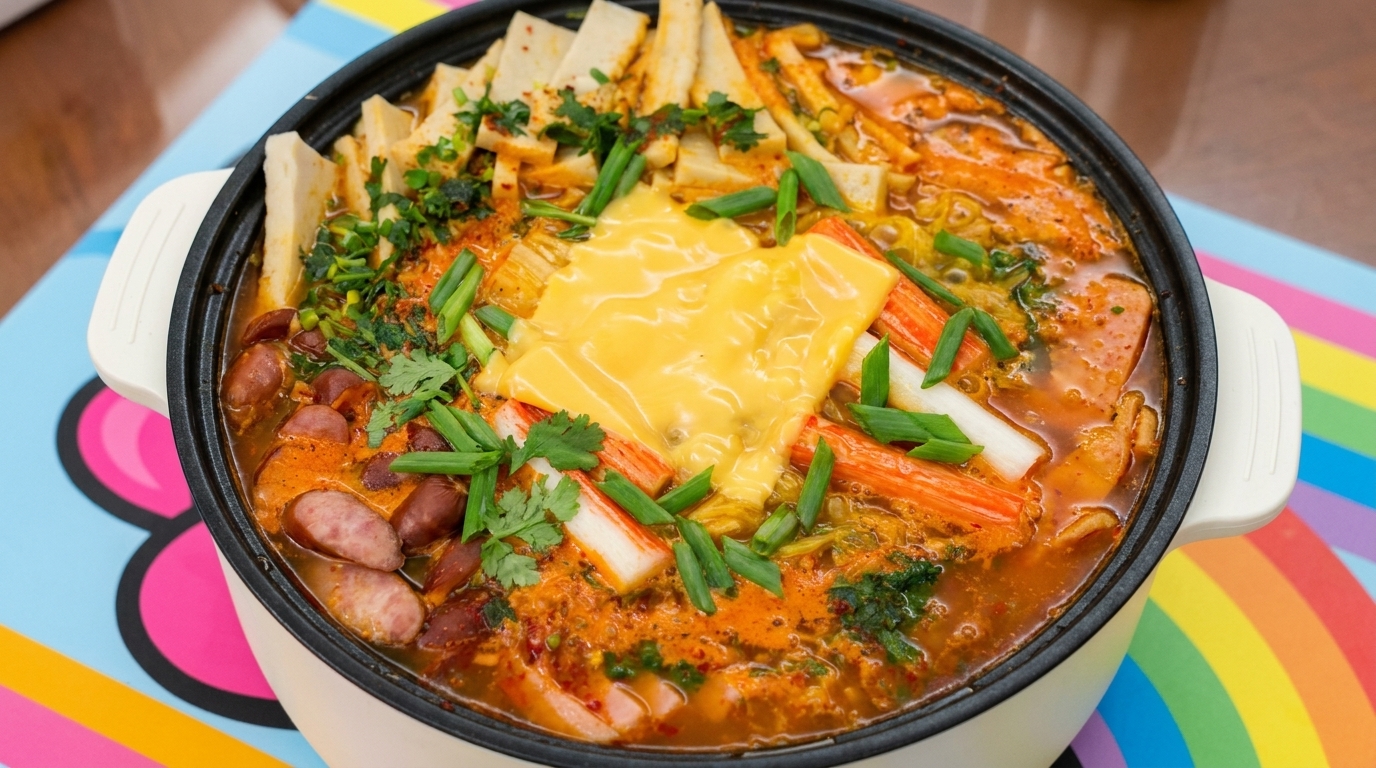 Classic Korean Army Stew (Budae Jjigae)