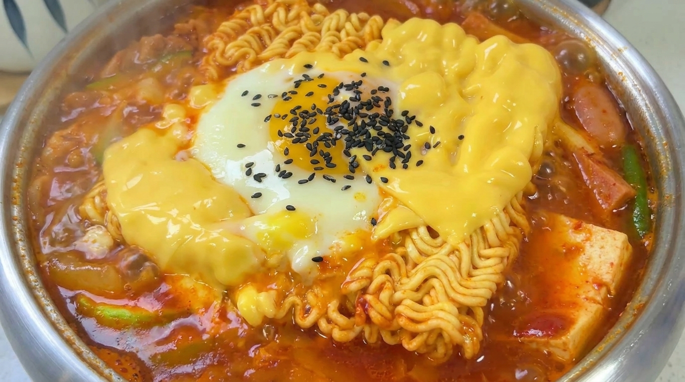 Classic Korean Budae Jjigae (Army Stew)