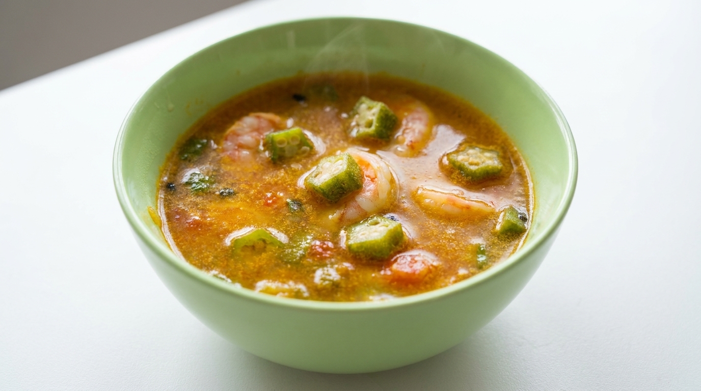 Spicy Desert Okra Soup (Stardew Valley Recipe)