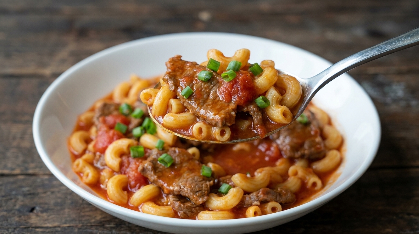 Hong Kong Style Tomato Beef Macaroni