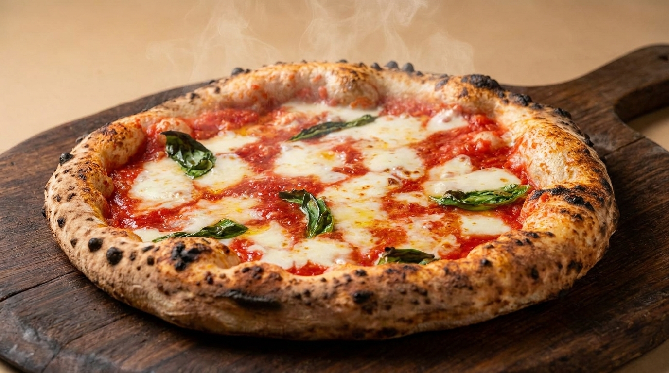 Authentic Neapolitan Margherita Pizza