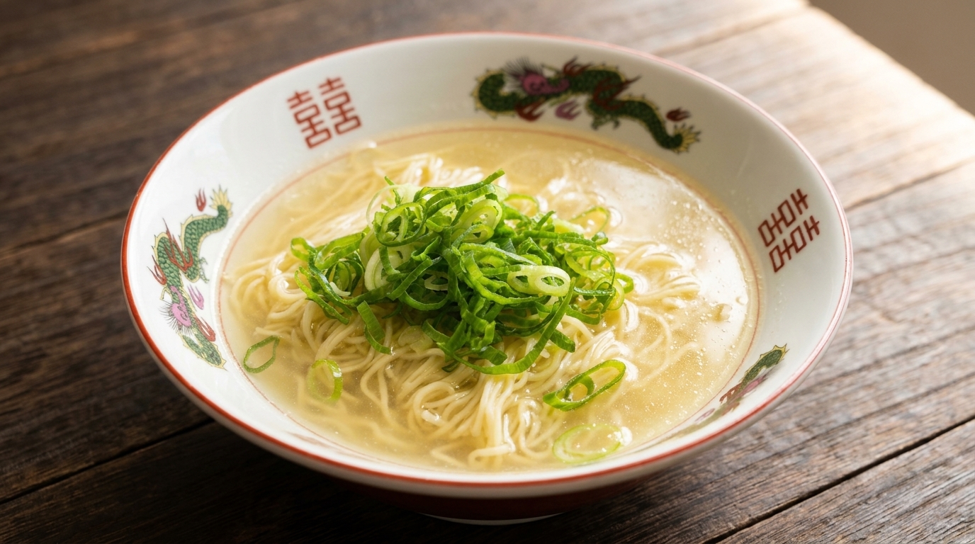 Clear Japanese Shio Ramen (Salt Ramen)