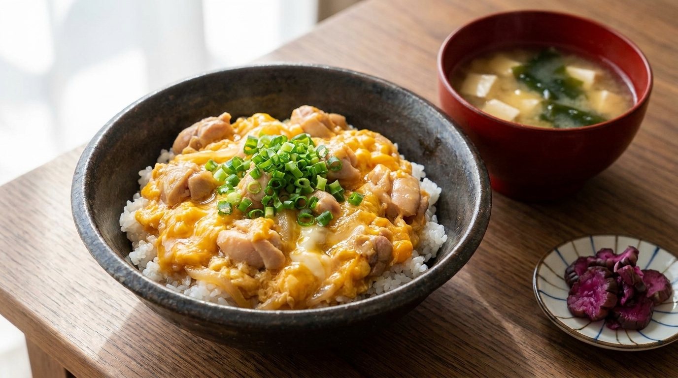 Classic Oyakodon (Japanese Chicken and Egg Rice Bowl)