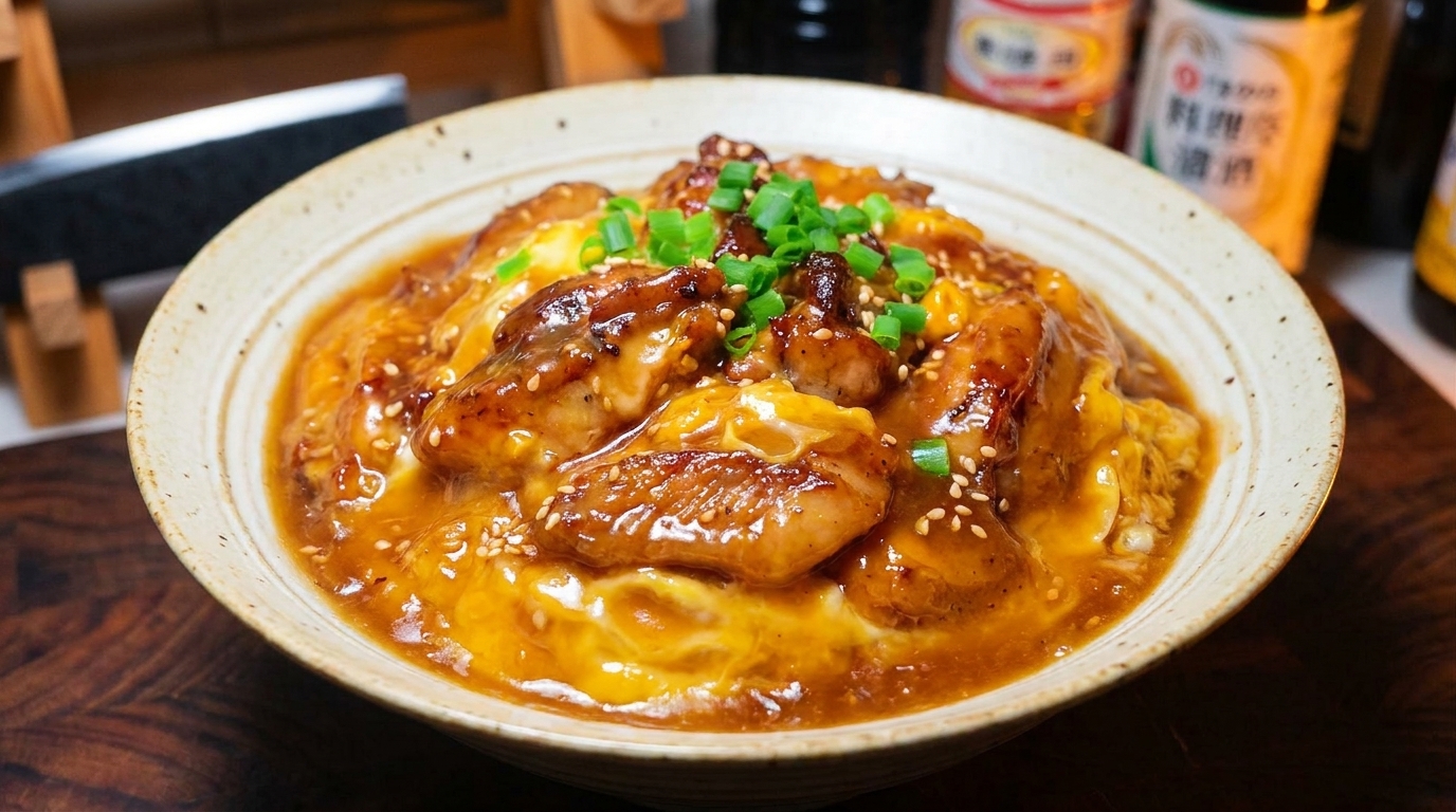 Japanese Oyakodon (Chicken and Egg Bowl)