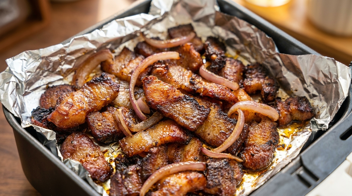 Crispy Korean-style Air Fryer Pork Belly (Samgyeopsal-gui)