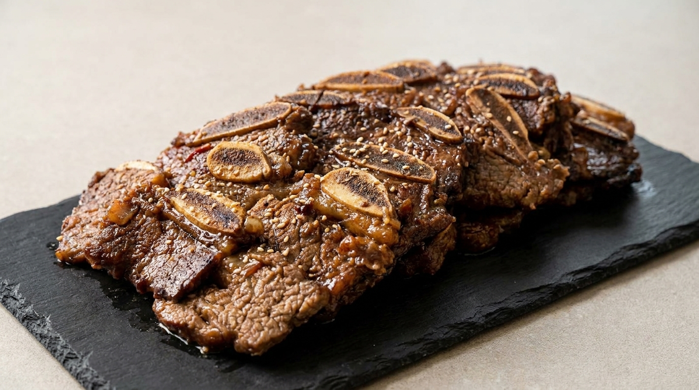 Authentic Korean Grilled Beef Short Ribs (Galbi)