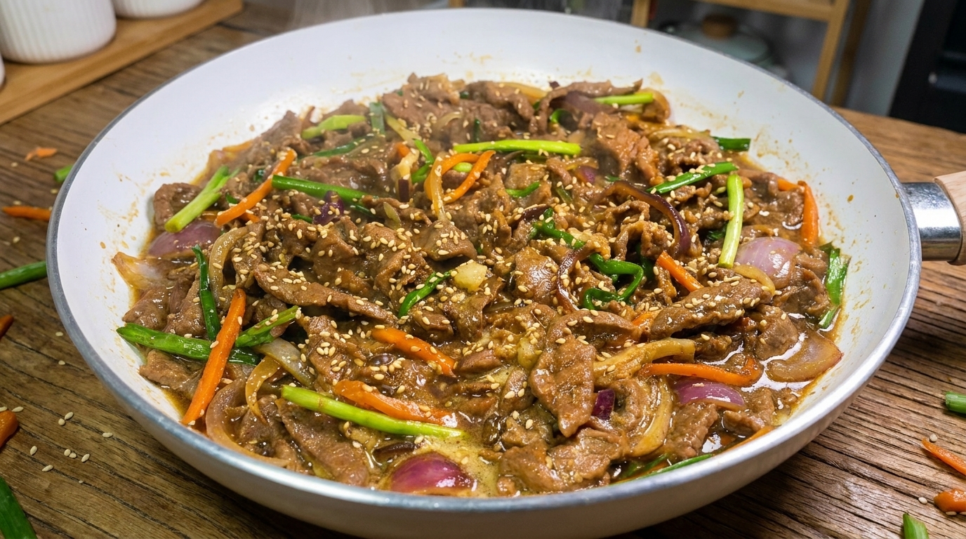 Traditional Korean Grilled Beef (Bulgogi)