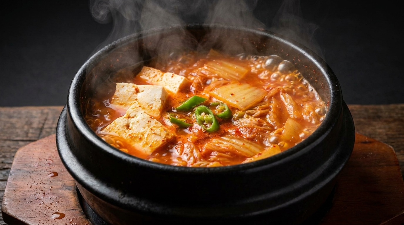 Pork Belly Kimchi Stew (Kimchi-jjigae)