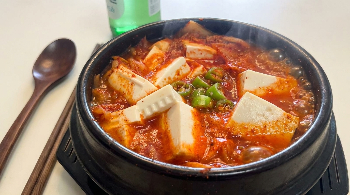 Easy Korean Tuna Kimchi Stew (Chamchi Kimchi Jjigae)