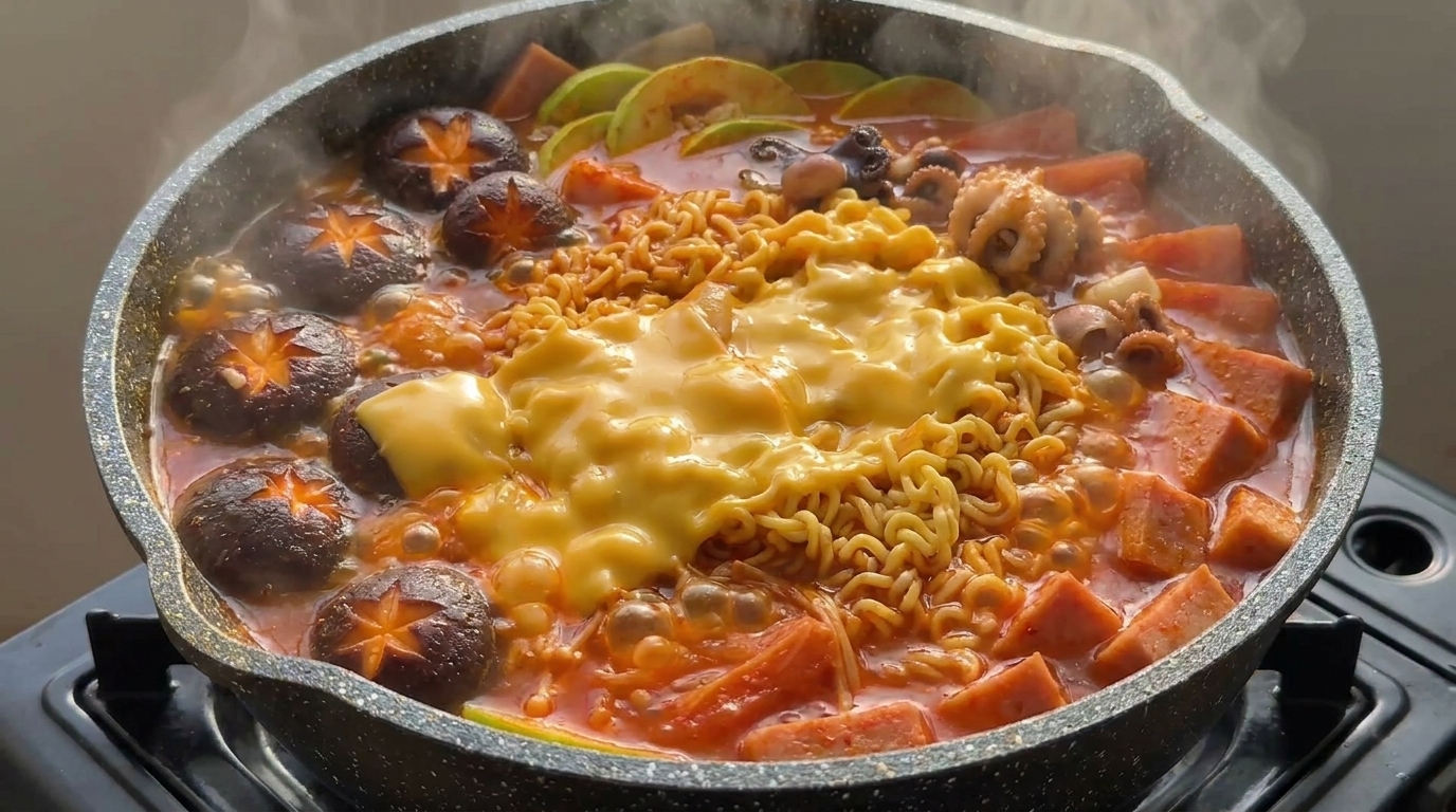 Classic Korean Army Stew (Budae Jjigae)
