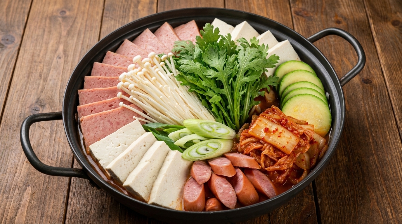 Authentic Korean Army Stew (Budae-jjigae)