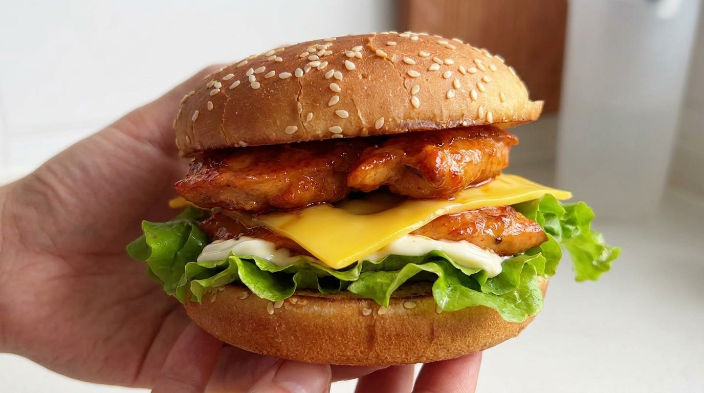 Juicy Orleans Chicken Burger
