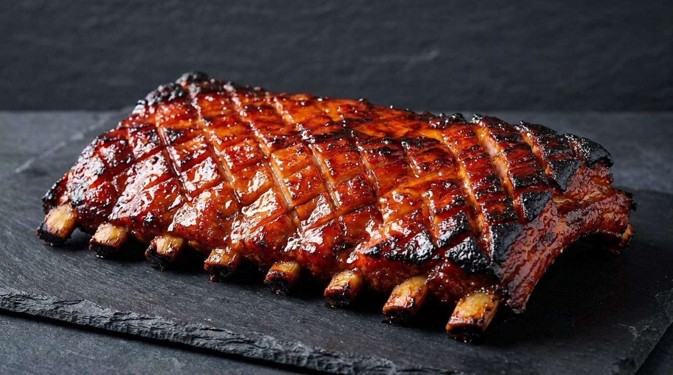 Authentic Cantonese Honey-Glazed Roasted Pork Ribs (Char Siu Ribs)