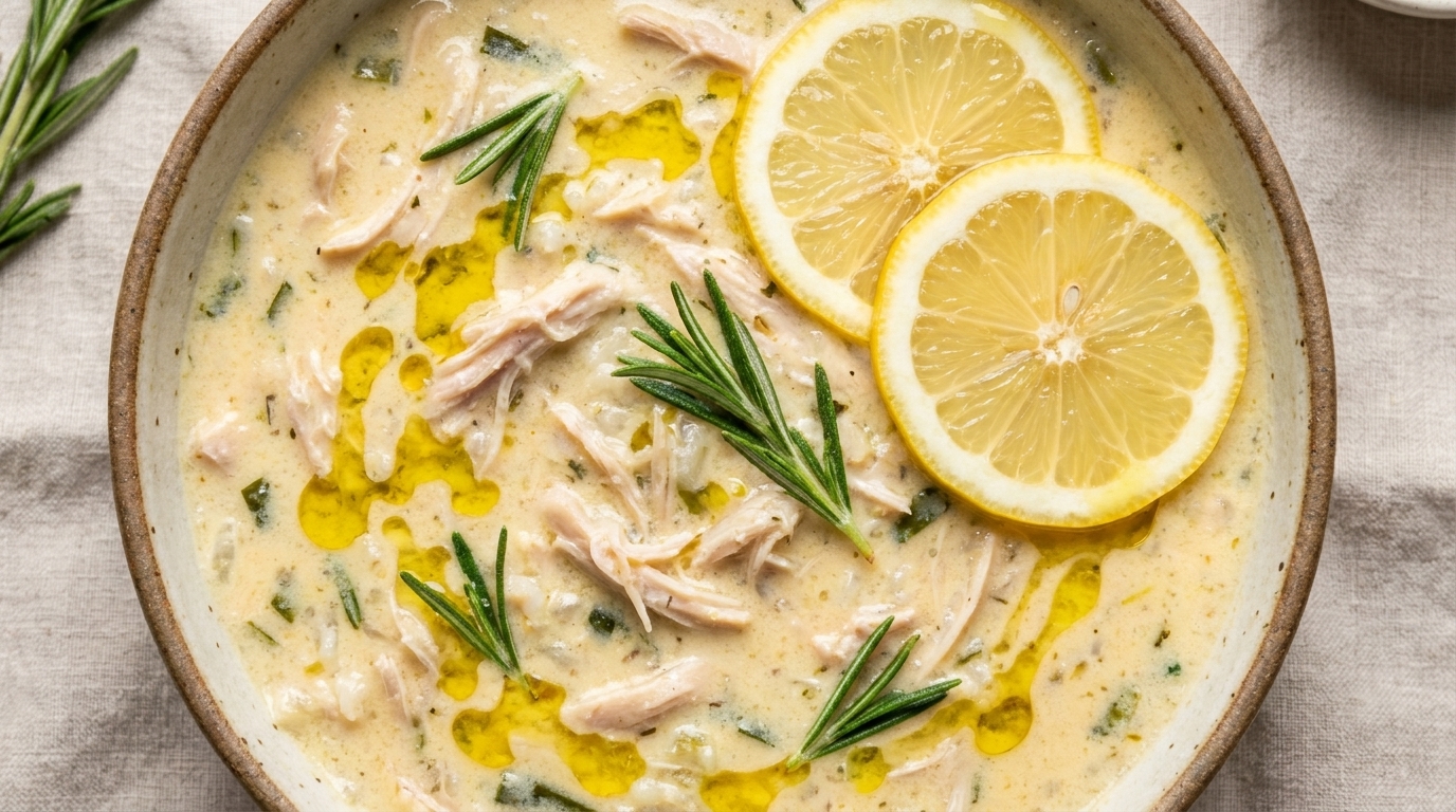 Greek Lemon Chicken Soup (Avgolemono)