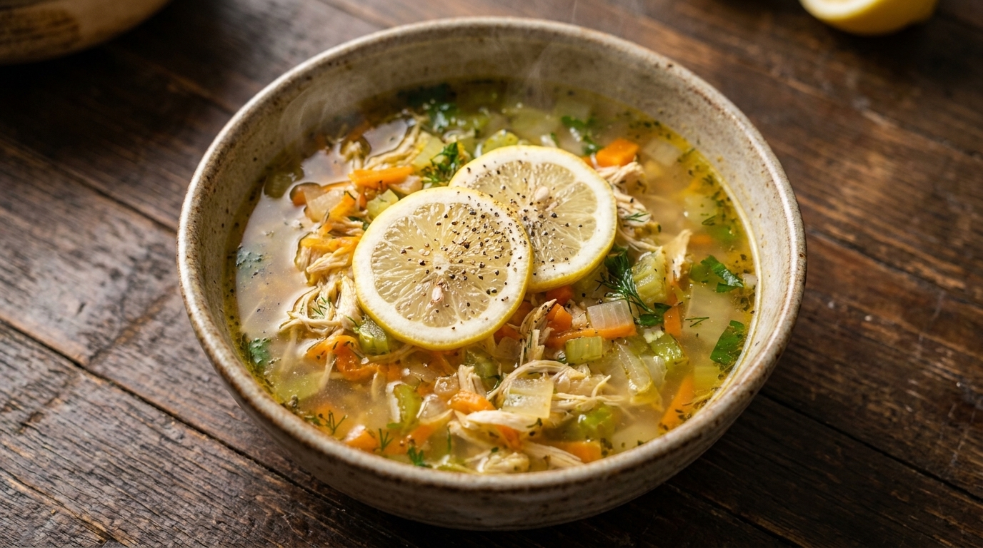 Greek Lemon Chicken Soup