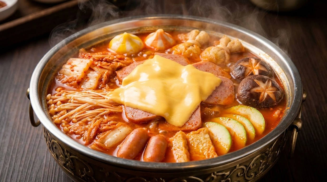 Classic Korean Army Stew (Budae Jjigae)