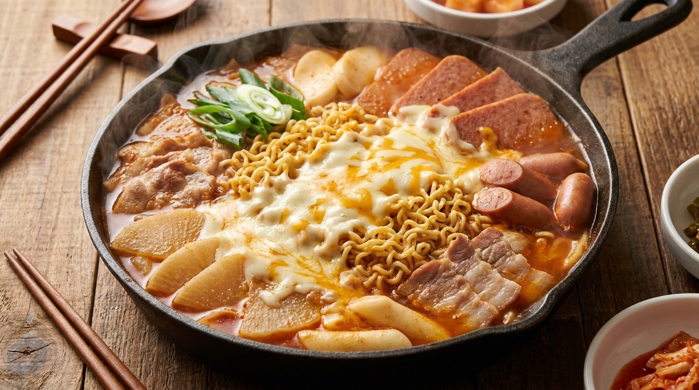 Simplified Korean Army Stew (Budae Jjigae)