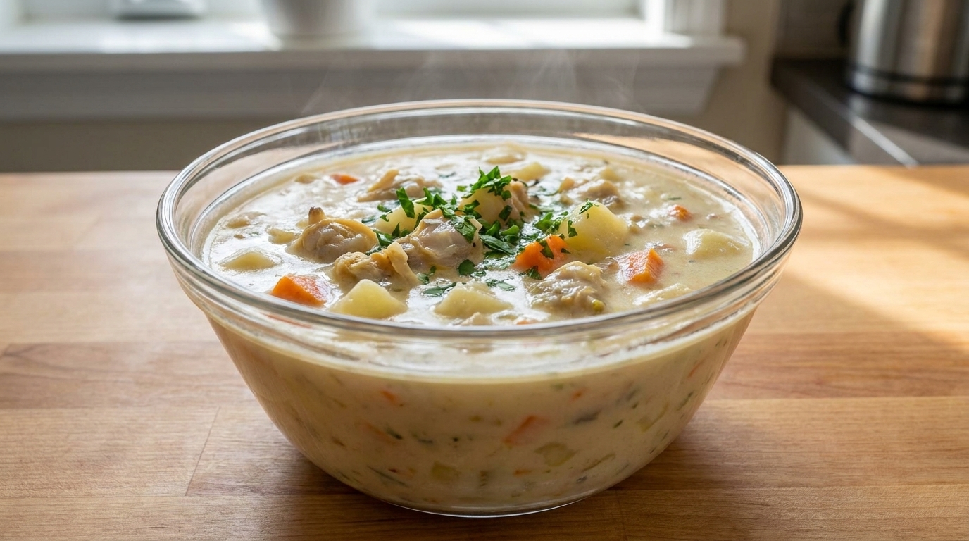 Creamy Homemade Clam Chowder
