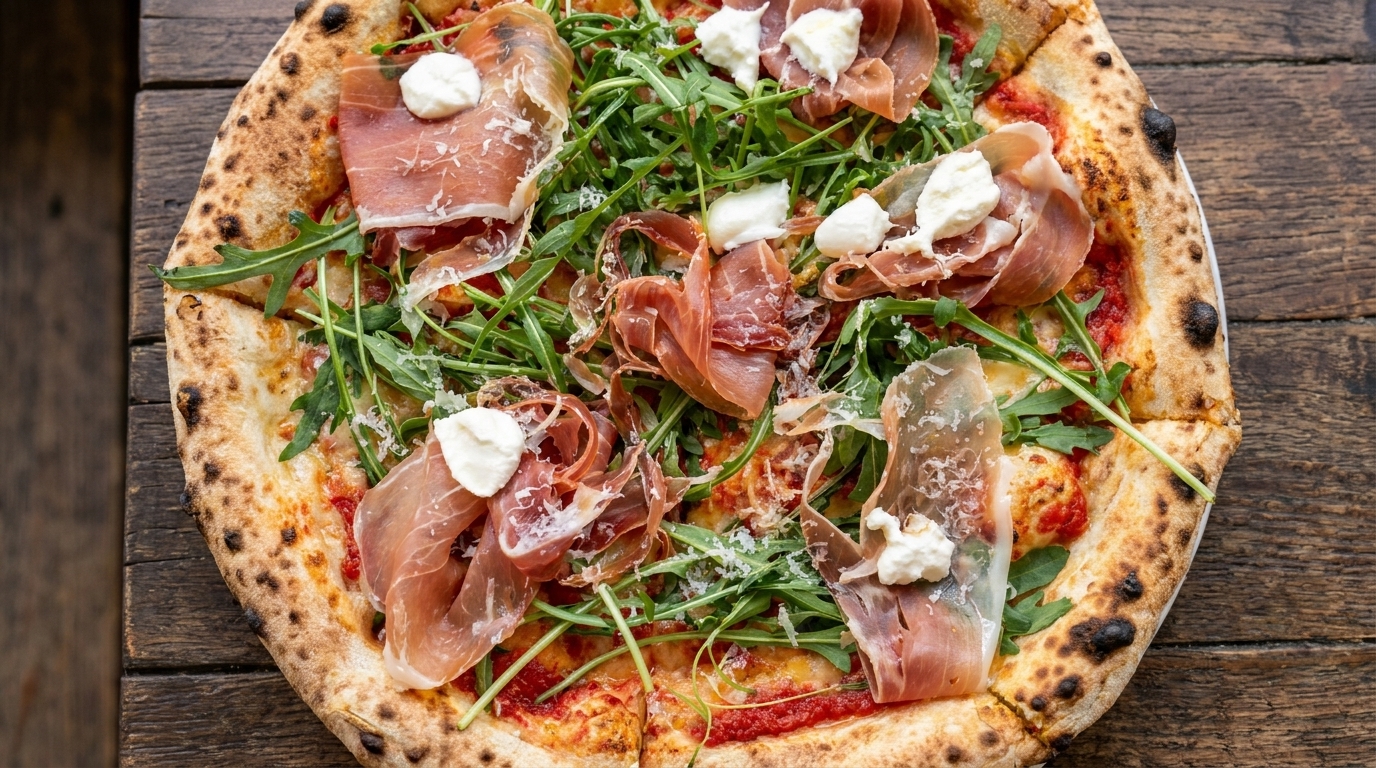 Arugula and Prosciutto Pizza