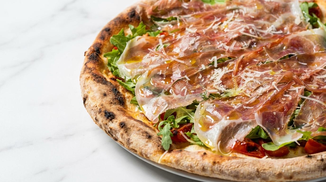 Italian Neapolitan Prosciutto Pizza