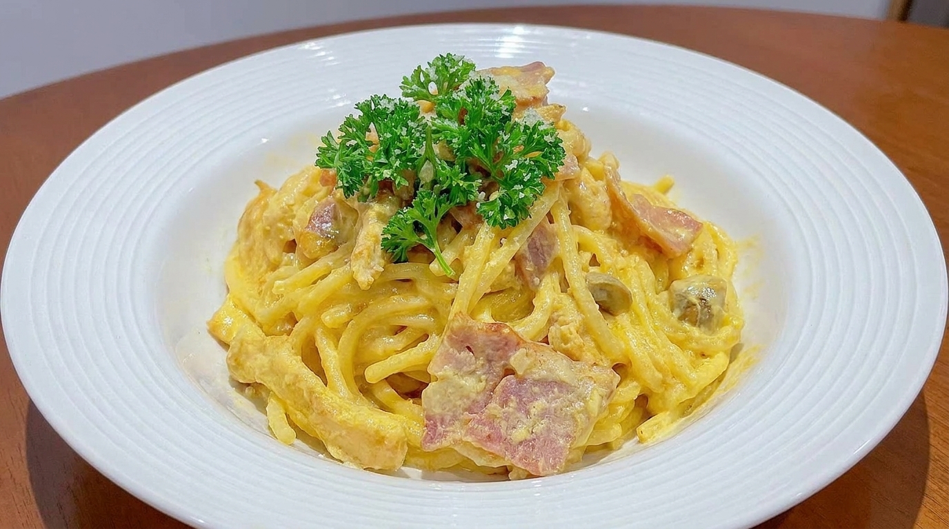 Creamy Bacon and Chicken Pasta