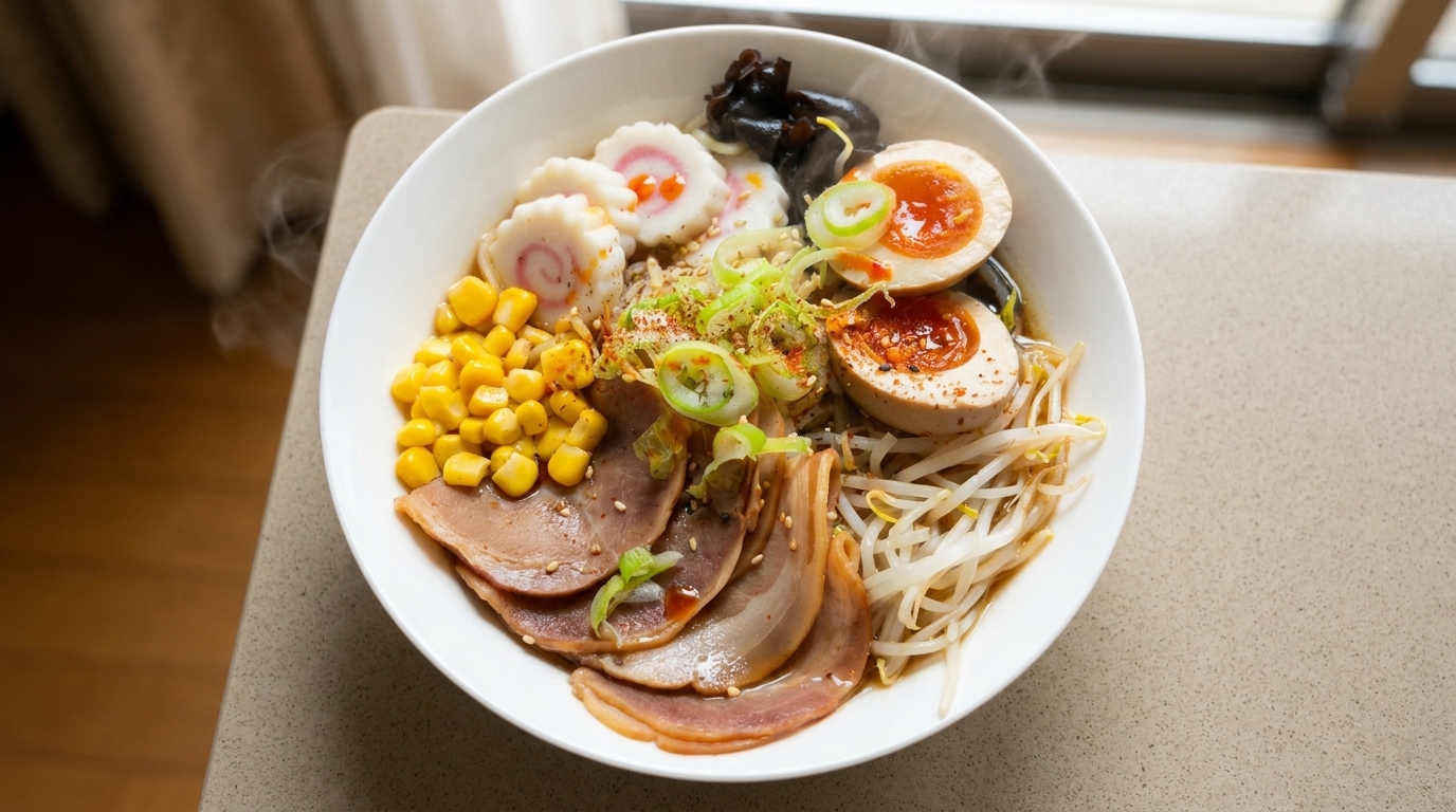 Simple Home-Style Japanese Shoyu Ramen