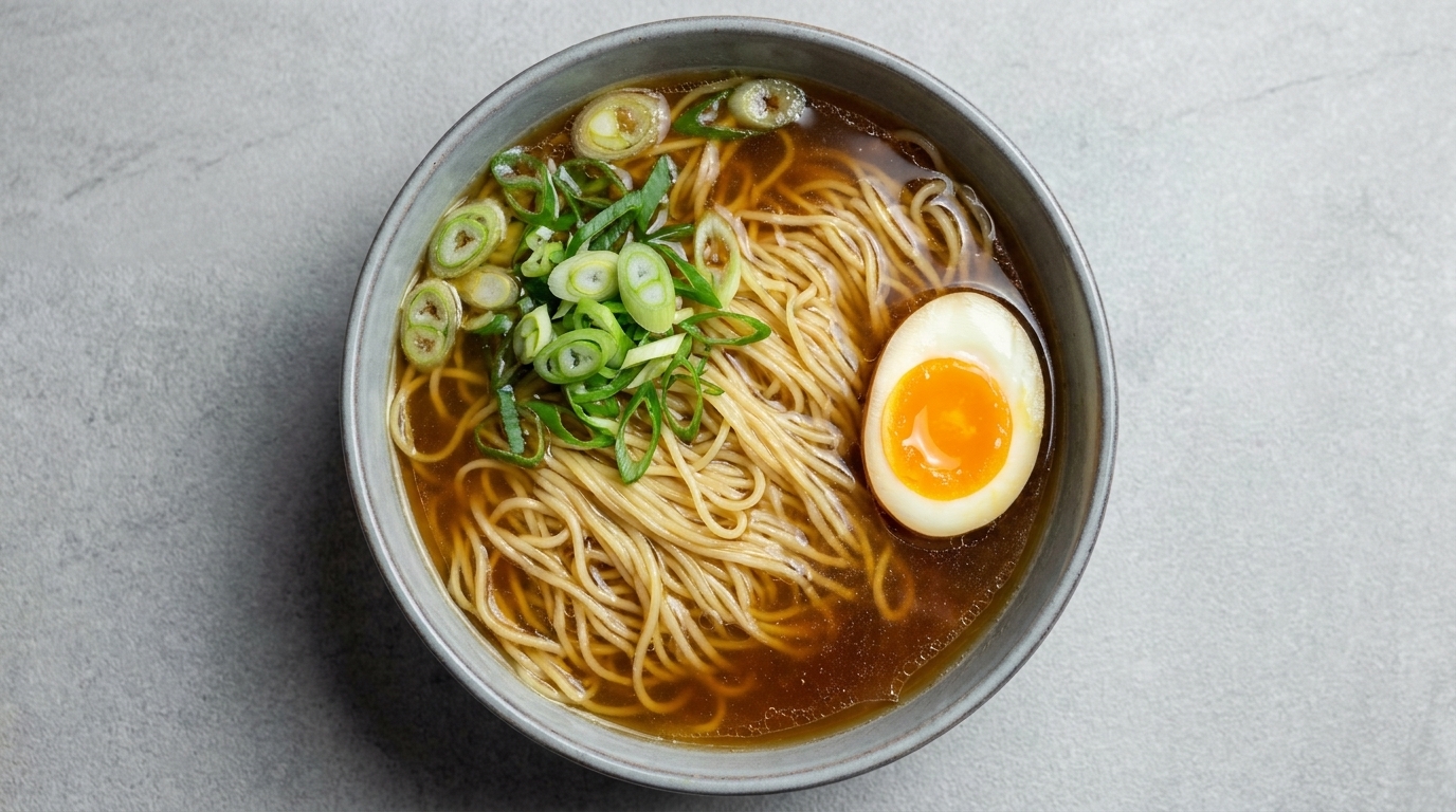 Quick Homemade Shoyu Ramen