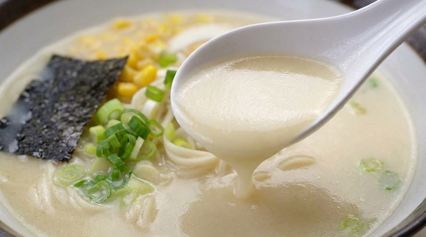 Rich Chicken White Broth Ramen
