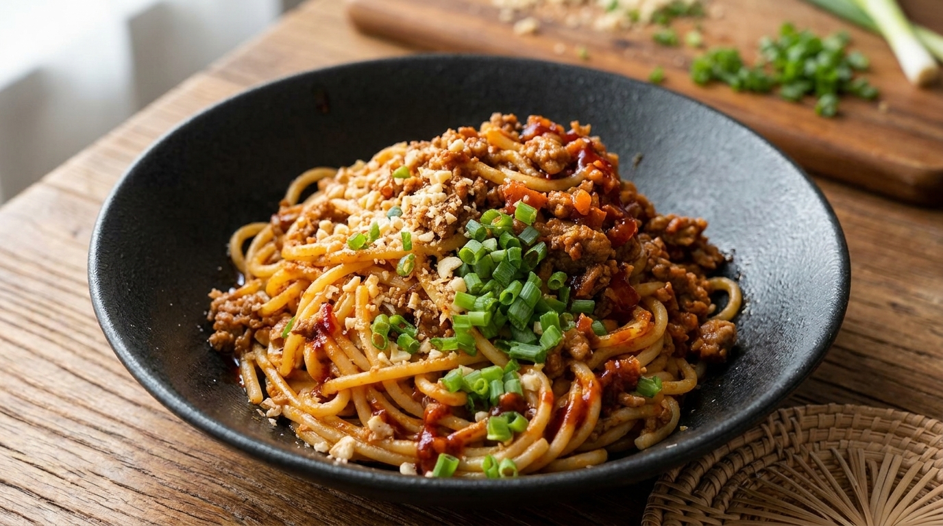 Sichuan-Style Dan Dan Spaghetti