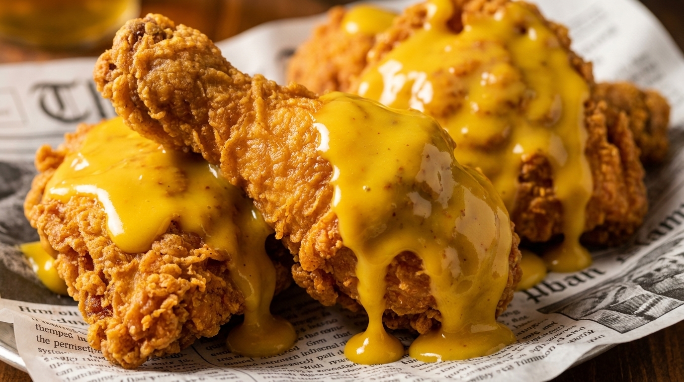 Ultimate Korean-Style Honey Mustard Fried Chicken