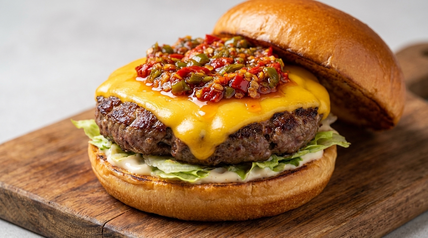 Spicy Pepper Smoked Burger Sauce