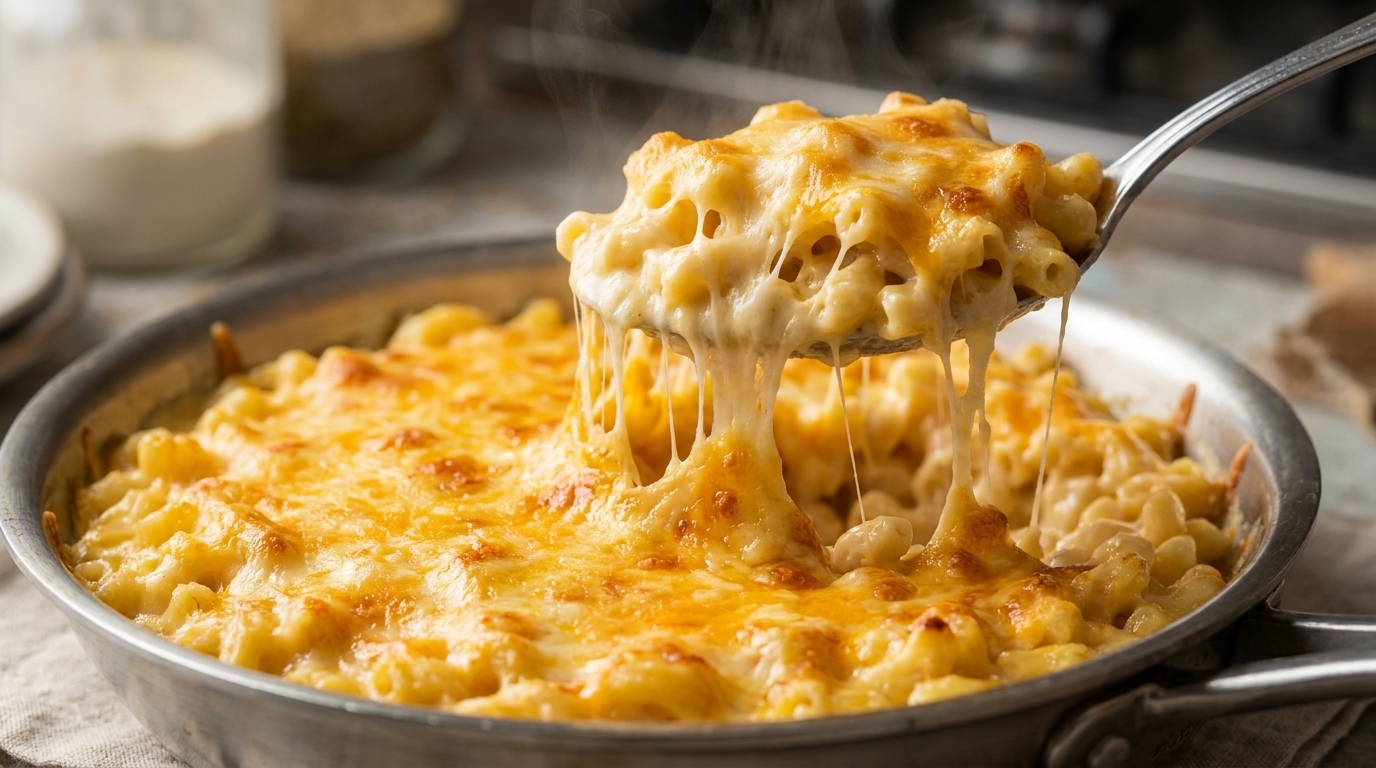 Classic Baked American Macaroni and Cheese