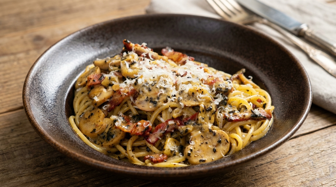 Truffle Mushroom Pasta