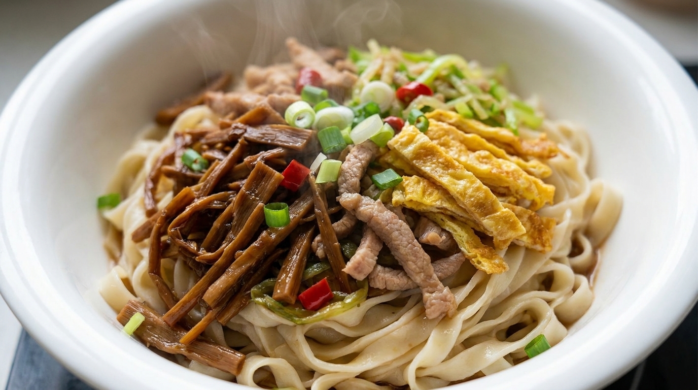 Hand-Pulled Bamboo Shoot Noodles