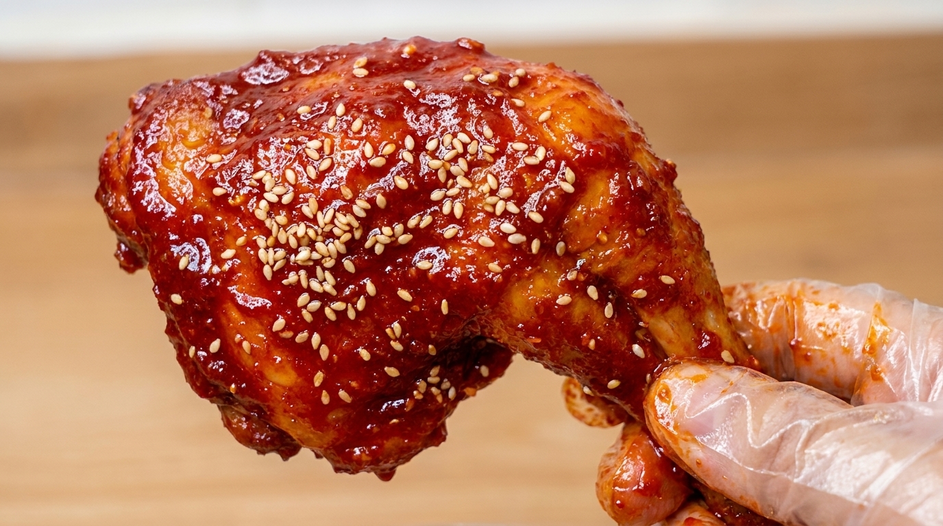 Low-Calorie Korean-Style Baked Chicken